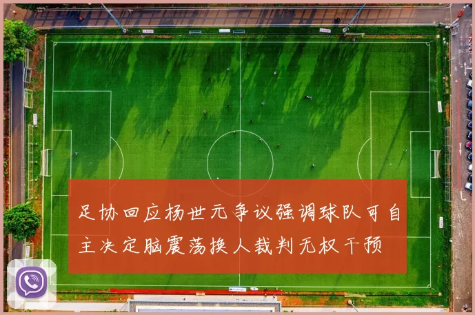 足协回应杨世元争议强调球队可自主决定脑震荡换人裁判无权干预